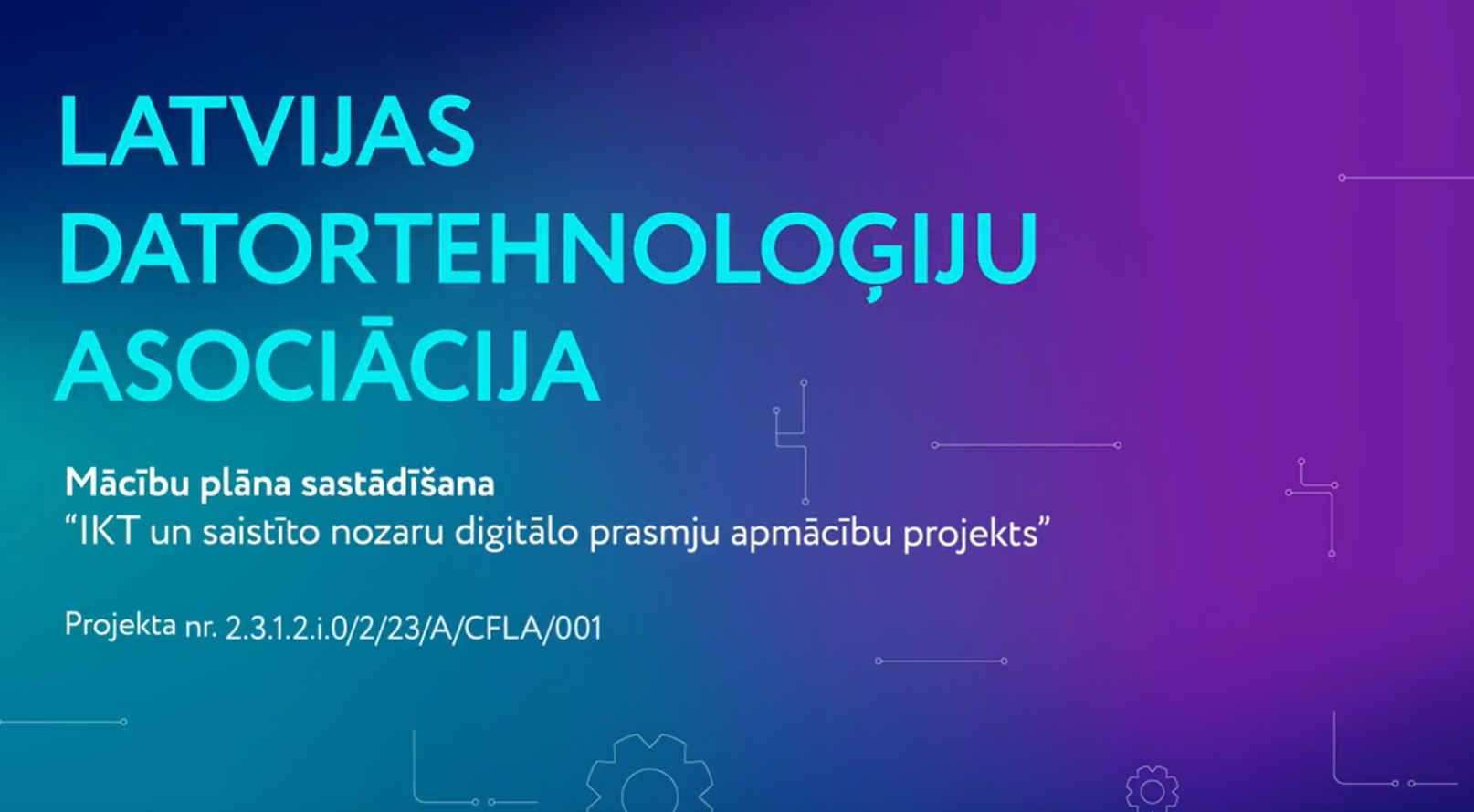 Mācību plāna sastādīšana