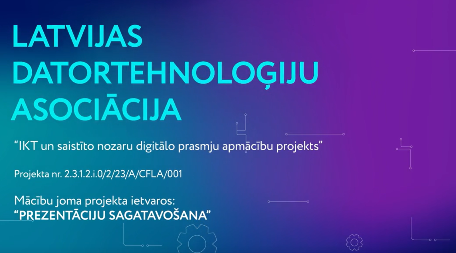 Prezentāciju sagatavošana