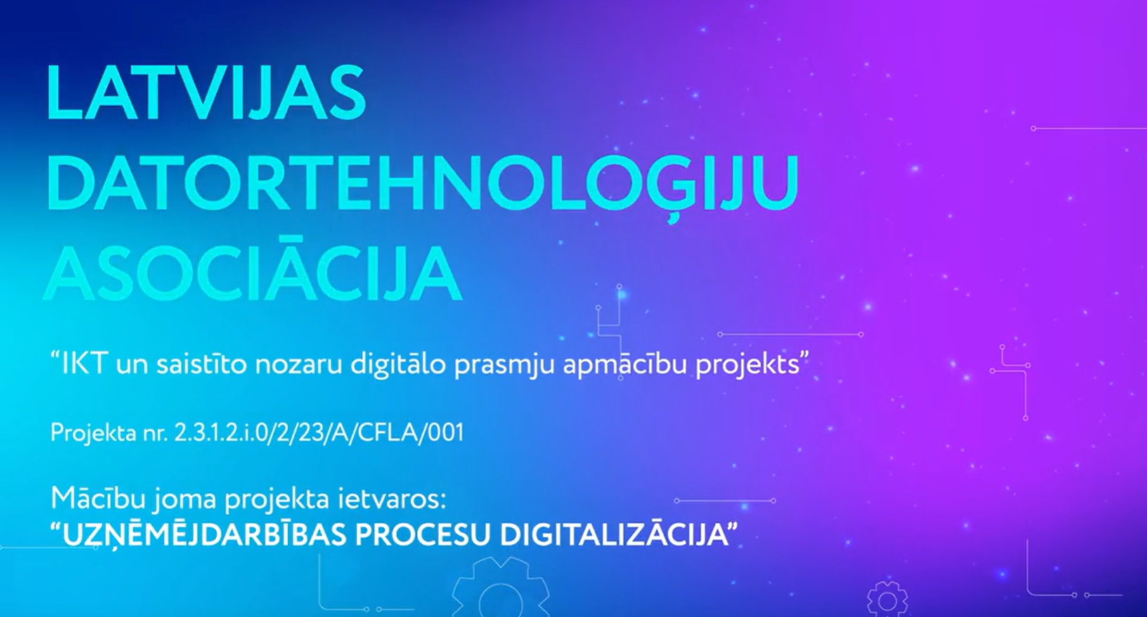 Uzņēmējdarbības procesu digitalizācija