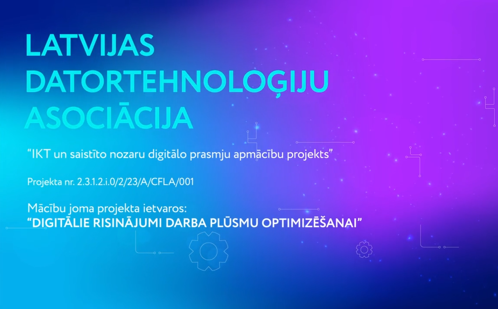 Digitālie risinājumi darba plūsmu optimizēšanai